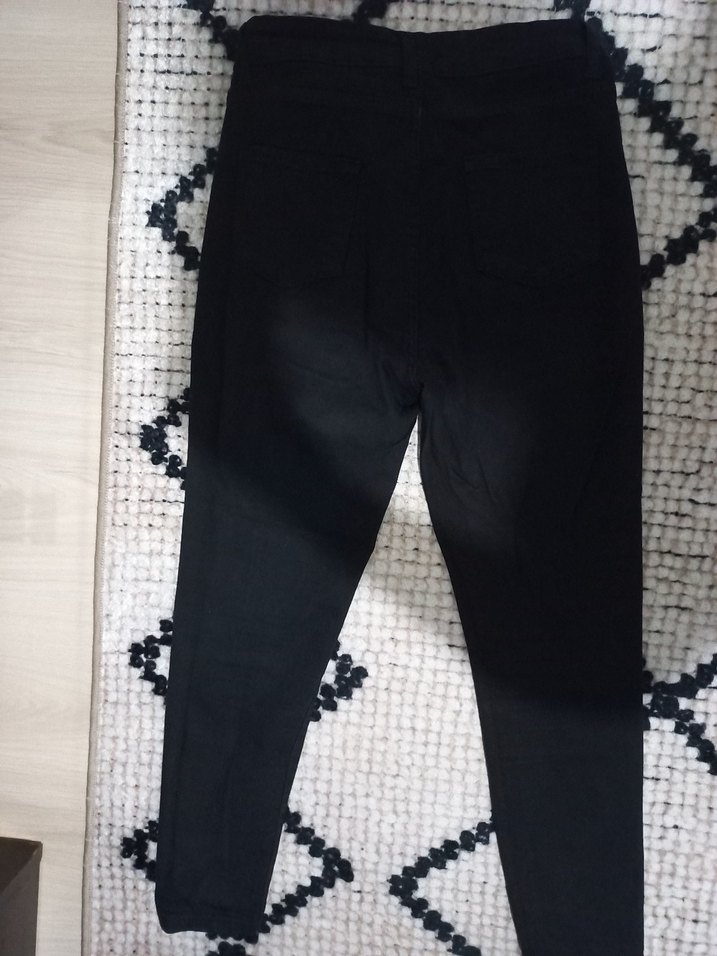 Siyah Regular Fit Kadın Jean - Görsel 4