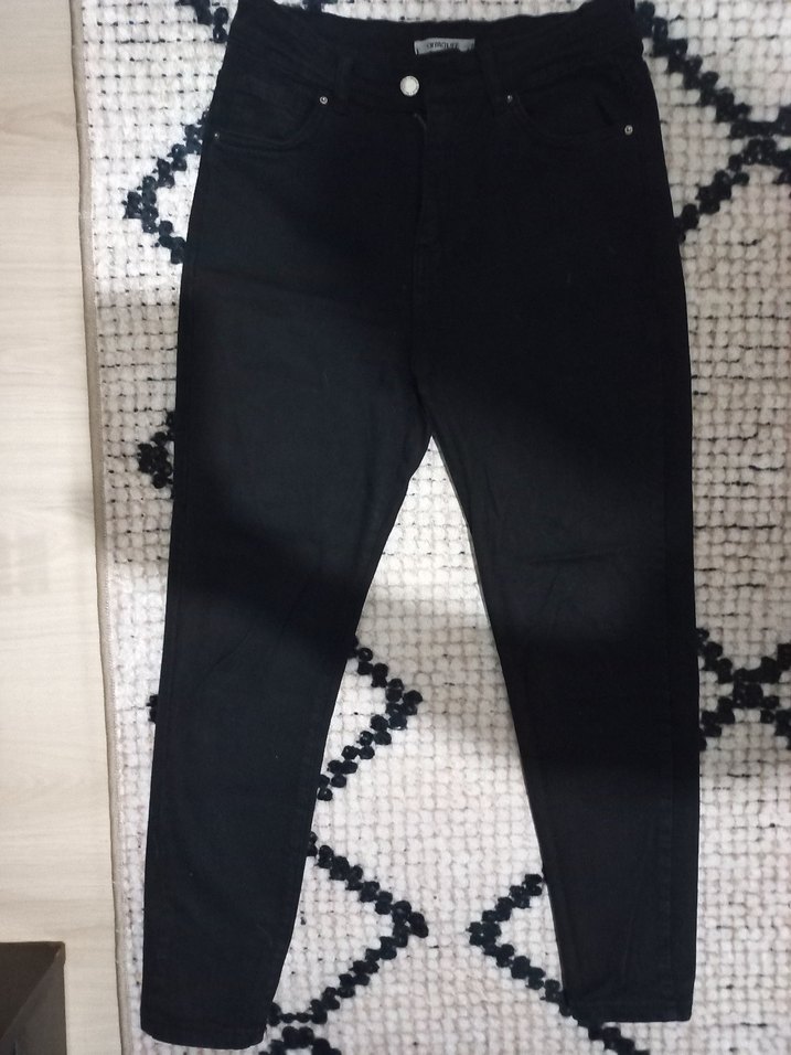 Siyah Regular Fit Kadın Jean - Görsel 2