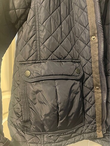 m Beden lacivert Renk ORJİNAL TOMMY HİLFİGER KAPİTONE MONT