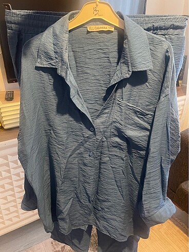 ÇOK ŞIK İNCE YAZLIK KUMAŞ İKİLİ TAKIM - Görsel 7