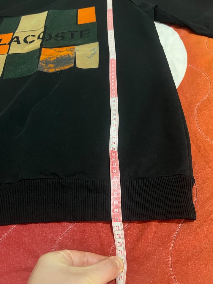 Lacoste Erkek Siyah Baskılı Tişört - Görsel 3