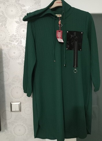 Kapşonlu tunik