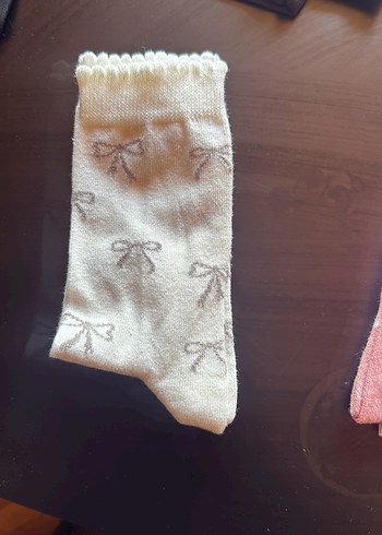37 Beden pembe Renk Kız Çocuk Pastel Renk Pamuklu Çorap Seti