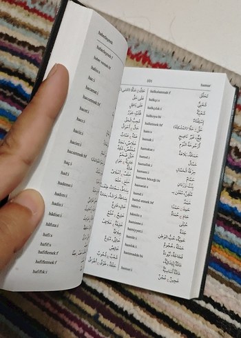 Türkçe-Arapça Cep Lügatı  Sözlük Prof. Dr. Erol Ayyıldız - Görsel 3