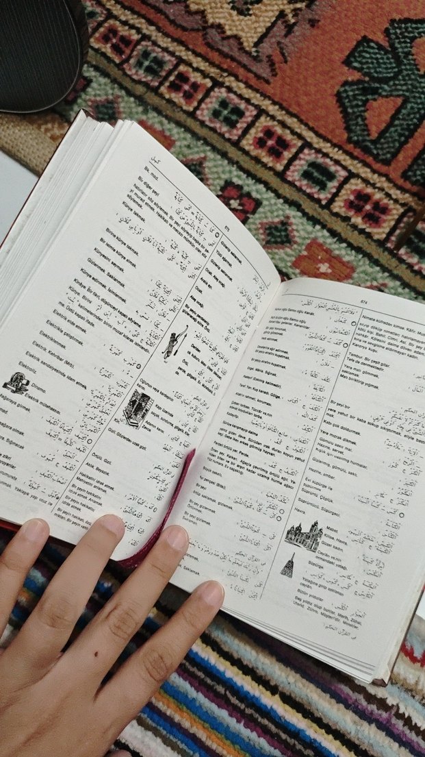 Arapça-Türkçe Talebe Lügatı Kitap Sözlük - Görsel 3