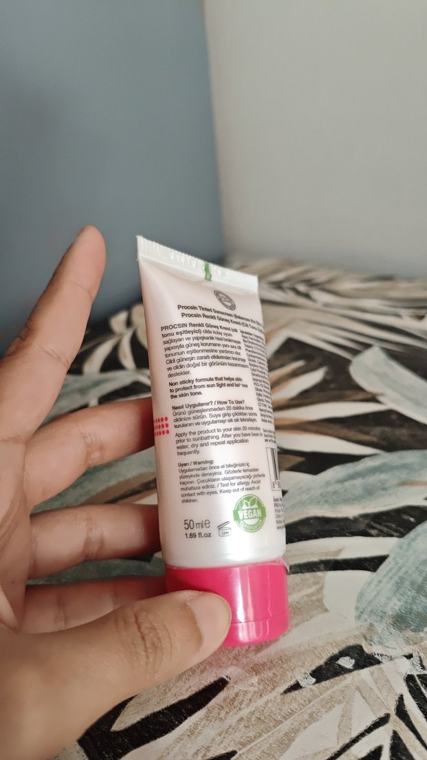 PROCSIN Pink Block SPF 50+ Ton Eşitleyici Güneş Kremi - Görsel 3