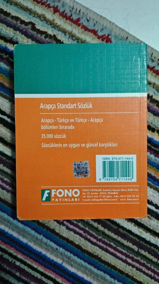 FONO Arapça-Türkçe Standart Sözlük - Görsel 3