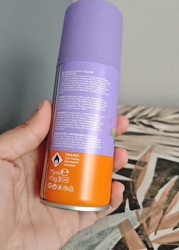 Bee Beauty Kuru Şampuan Orange Bliss 75 ml - Görsel 3