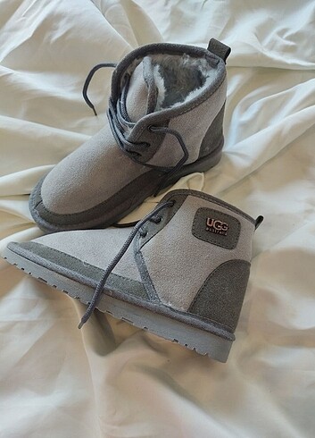 37 Beden gri Renk #ugg #bağcıklı #gri