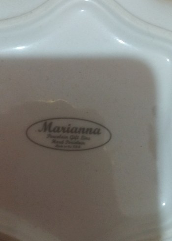 Vintage Çiçek Desenli Beyaz Tabak Seti - Görsel 2