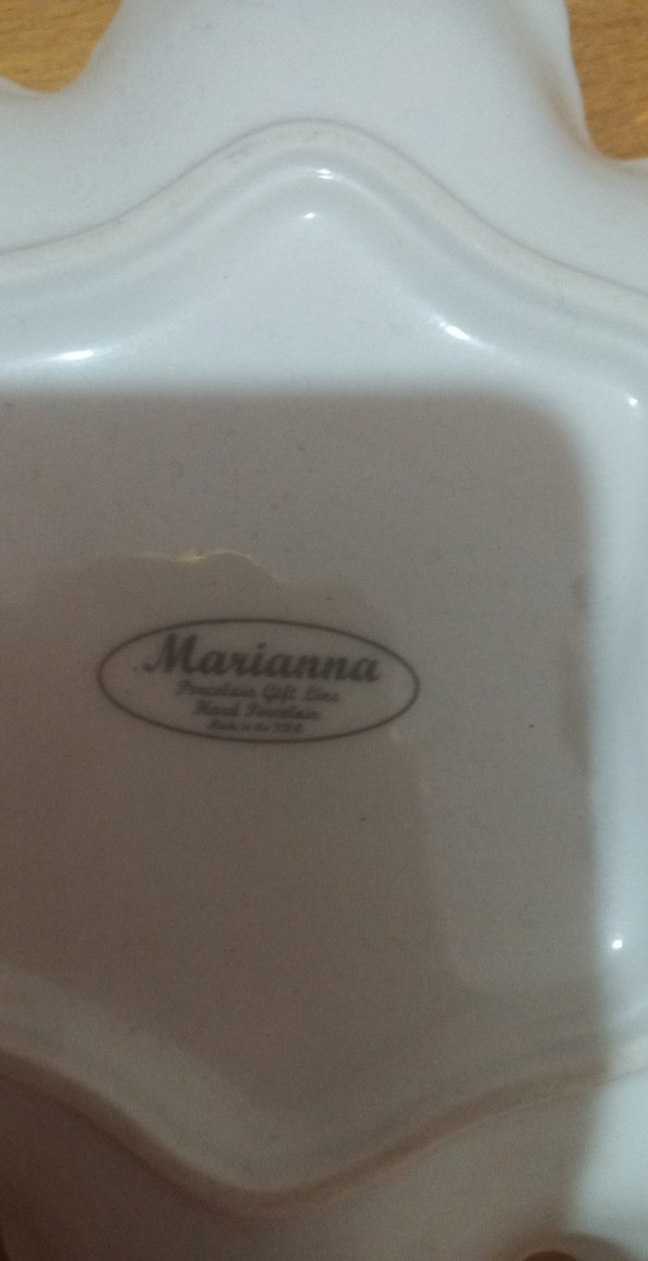 Vintage Çiçek Desenli Beyaz Tabak Seti - Görsel 2