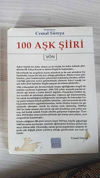 Beden Cemal Süreya 100 Aşk şiiri