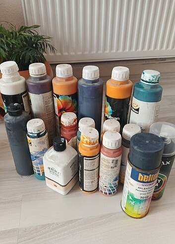 Polisan pigment ve cadense akrilik boyalar