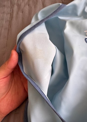 Uzun Kollu Gri Bebek Önlüğü - Görsel 3