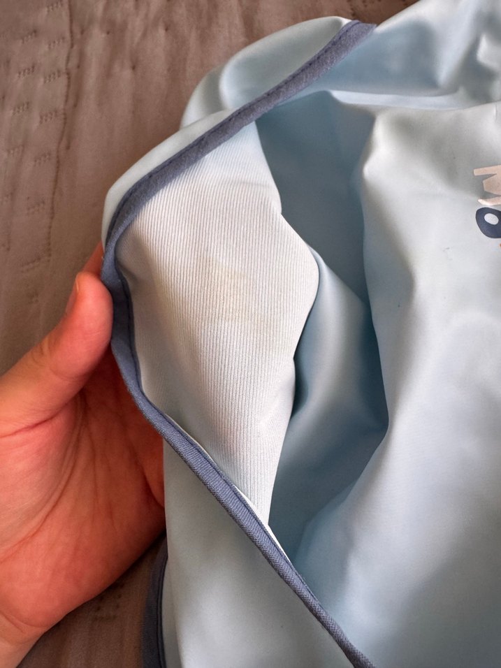 Uzun Kollu Gri Bebek Önlüğü - Görsel 3