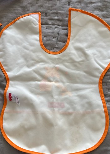 FisherPrice Desenli Beyaz Bebek Önlüğü - Görsel 3