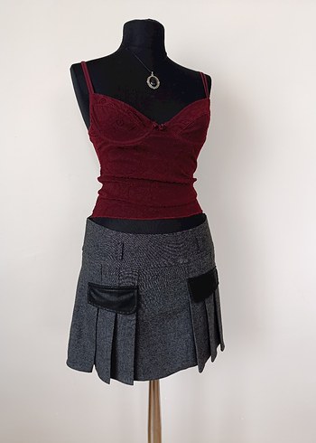 Kadın Mini Gotik Etek