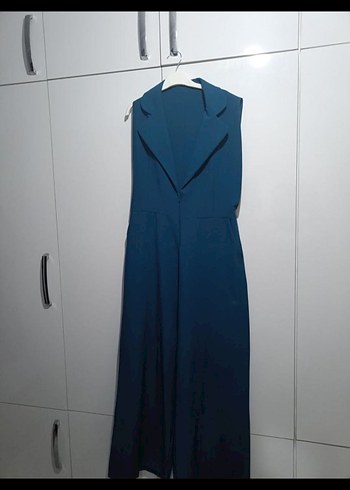 Kadın Uzun kemerli Tulum - Görsel 5