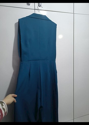 Kadın Uzun kemerli Tulum - Görsel 3