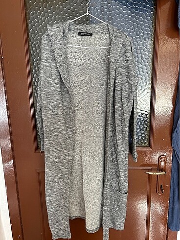 Gri Uzun Hırka