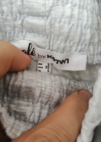 Gri Kadın Rahat Kesim Eşofman Altı - Görsel 9