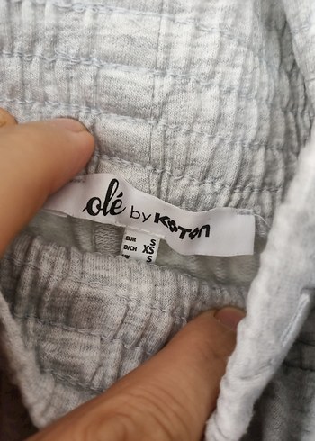 Gri Kadın Rahat Kesim Eşofman Altı - Görsel 10