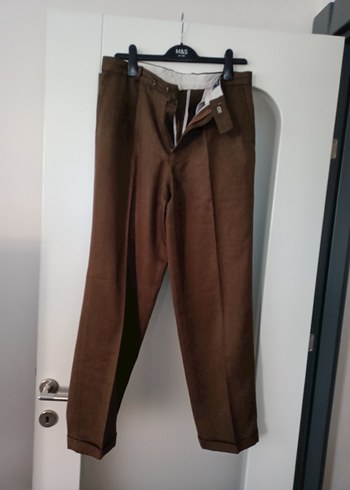 La Martina Kahverengi Kemerli Erkek Pantolon