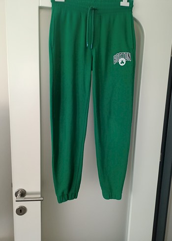 Yeşil Bison Baskılı Rahat Kesim Eşofman - Görsel 2