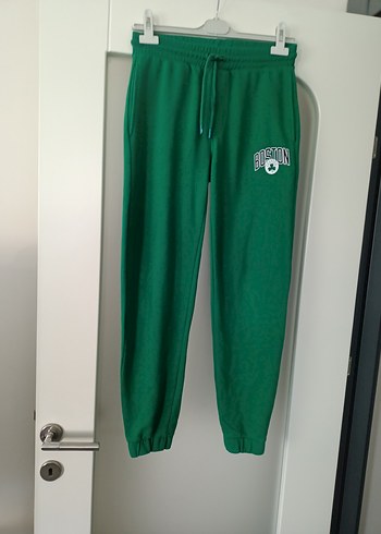 Yeşil Bison Baskılı Rahat Kesim Eşofman - Görsel 3