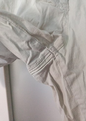 Bej Kemerli Erkek Keten Şort - Görsel 6