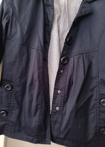 Düğmeli Denim Ceketi - Görsel 8