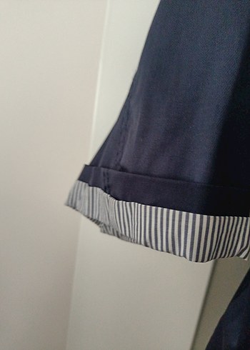 Düğmeli Denim Ceketi - Görsel 12