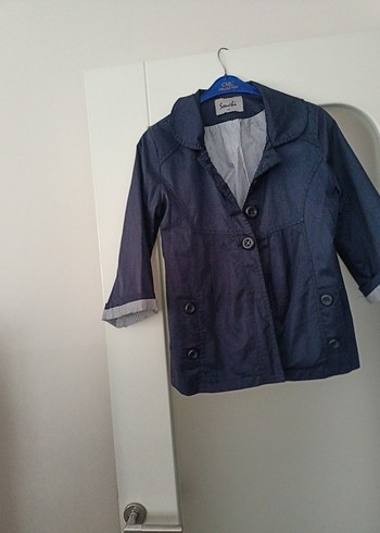 Düğmeli Denim Ceketi - Görsel 5