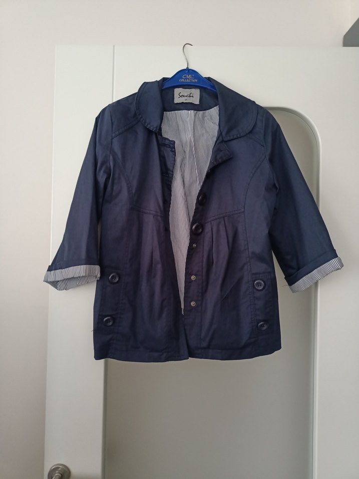 Düğmeli Denim Ceketi - Görsel 2