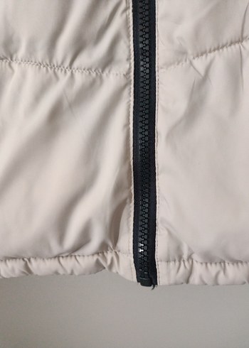 Gri Kapitone Fermuarlı Kadın Yelek - Görsel 12