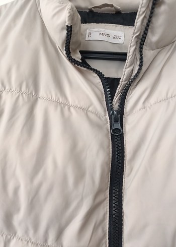 Gri Kapitone Fermuarlı Kadın Yelek - Görsel 4