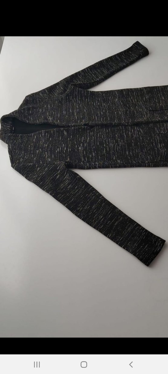 Erkek Gri Uzun Triko Kaban - Görsel 2