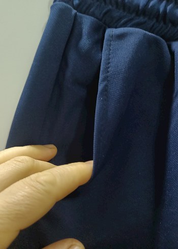 Lacivert Elastik Bel Rahat Kesim Erkek Eşofman Altı - Görsel 3