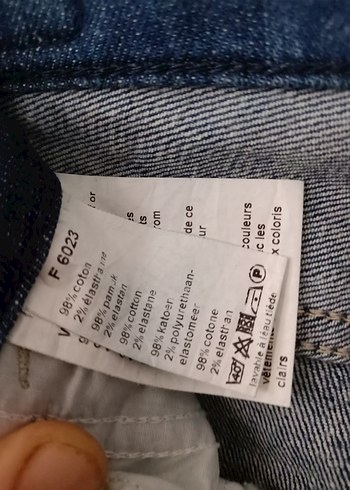 Lacoste Lacivert Midi Kadın Kot Pantolon - Görsel 4