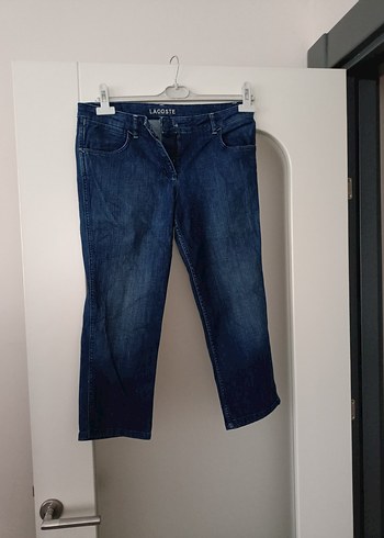 Lacoste Lacivert Midi Kadın Kot Pantolon - Görsel 7