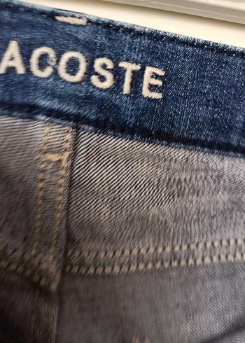 Lacoste Lacivert Midi Kadın Kot Pantolon - Görsel 2