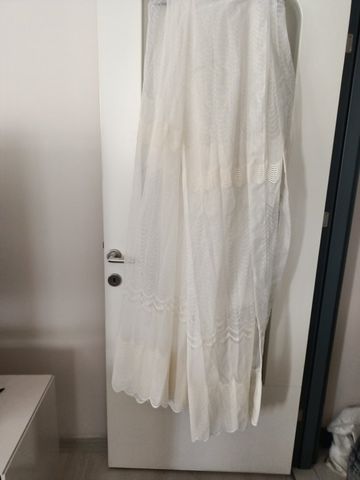 Bohem İşlemeli Beyaz Tül Perde - Görsel 2