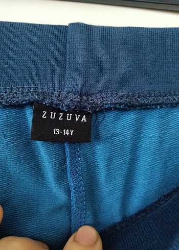 Erkek Mavi Rahat Kesim Eşofman Altı - Görsel 9