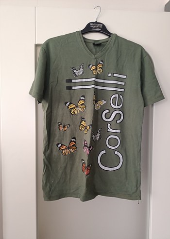 Yeşil Baskılı Erkek Tişört - Görsel 9