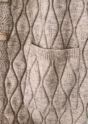 Bej Triko Midi Kolsuz Yelek - Görsel 18