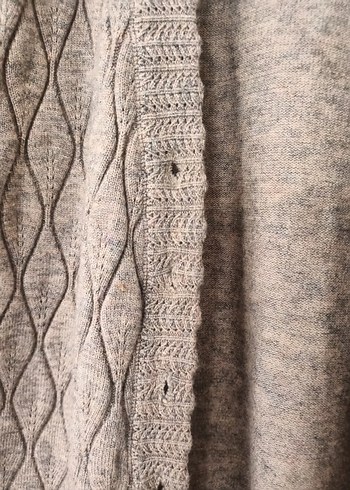 Bej Triko Midi Kolsuz Yelek - Görsel 19