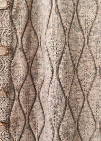 Bej Triko Midi Kolsuz Yelek - Görsel 16