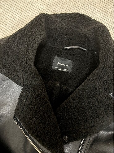 Stradivarius Stradivarius içi kürklü biker mont ceket