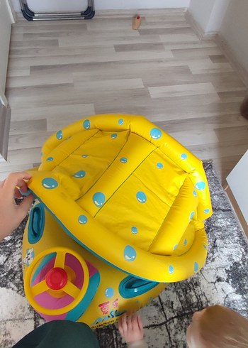 Çocuklar için renkli şişme deniz simidi - Görsel 3