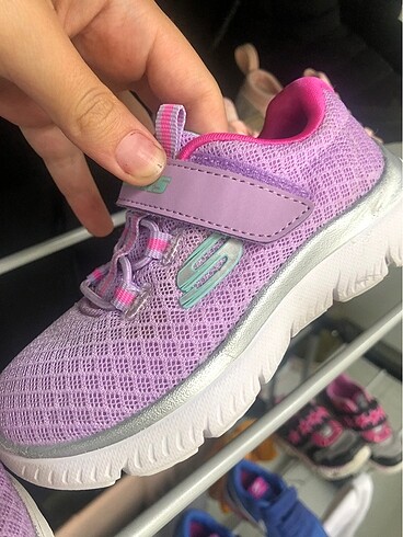 Skechers Cocuk lila spor ayakkabı